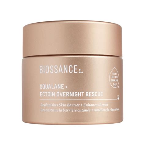 biossance squalane ectoin overnight rescue.